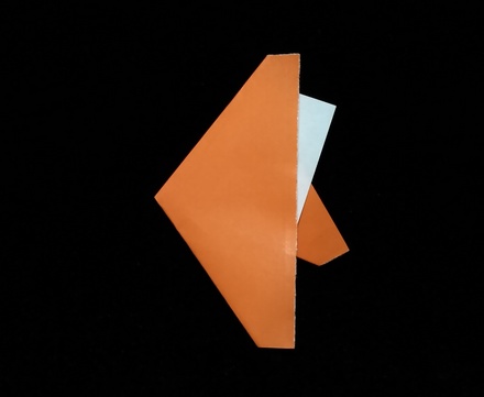 Origami Angelfish - 2 folds by J.C. Nolan on giladorigami.com