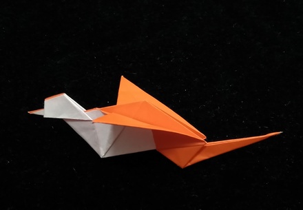 Origami Flapping bird by Kakinuma Akira on giladorigami.com