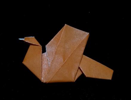 Origami Bird in flight by Edwin Corrie on giladorigami.com