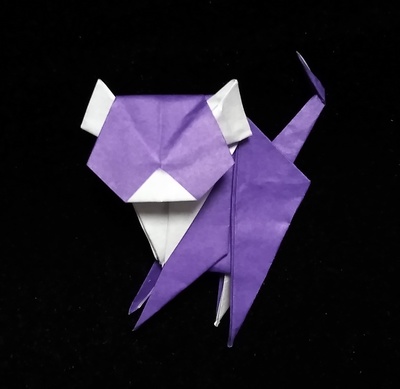 Origami Cat 1 by Edwin Corrie on giladorigami.com