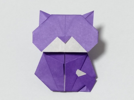 Origami Cat by ScientificAkita (Yandan Zhu) on giladorigami.com