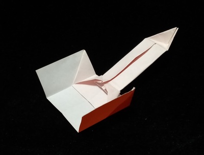 Origami Catapult by Unknown on giladorigami.com
