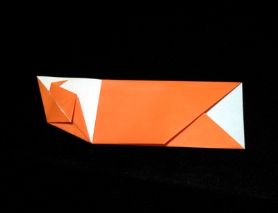 Origami Chopsticks case with crane by Tomoko Fuse on giladorigami.com