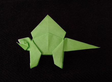 Origami Dimetrodon by Niwa Taiko on giladorigami.com