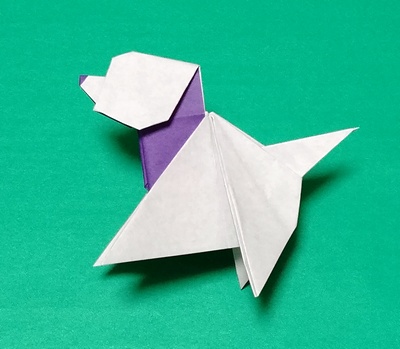 Origami Dog by Edwin Corrie on giladorigami.com