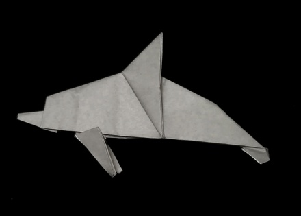 Origami Dolphin by Tanaka Masahiko on giladorigami.com