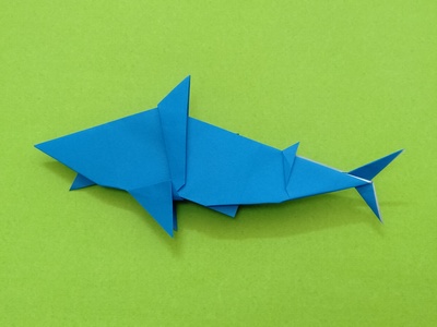 Origami Great white shark by Makoto Yamaguchi on giladorigami.com