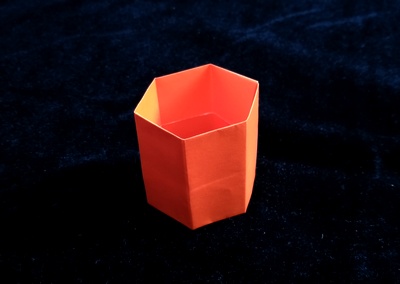 Origami Hexagonal prism by Miyuki Kawamura on giladorigami.com