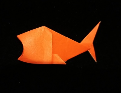 Origami Intermediate Fish by Jerry Harris on giladorigami.com