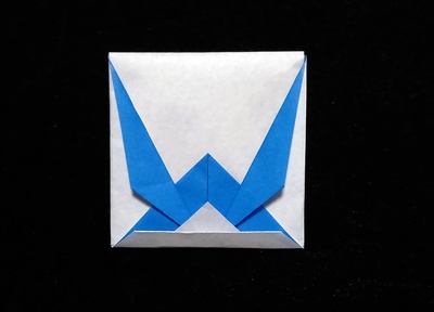 Origami Japanese helmet wrapper by Moro Ryoichi on giladorigami.com