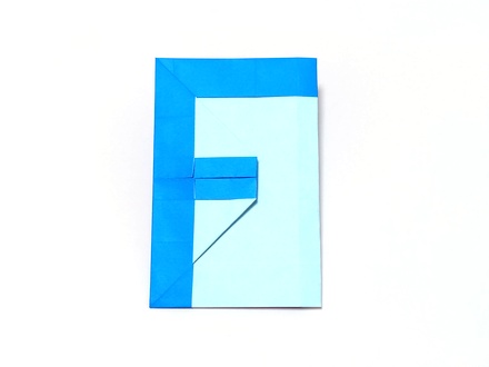 Origami Letter F by Taichiro Hasegawa on giladorigami.com