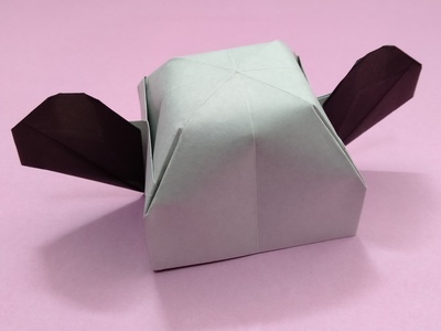 Origami Mickey cap by Takenao Handa on giladorigami.com