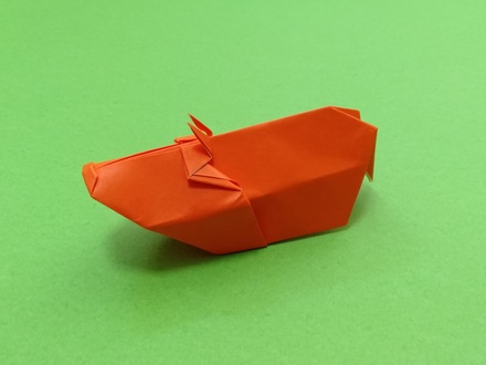Origami Ox by Kunihiko Kasahara on giladorigami.com