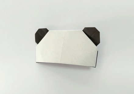 Origami Panda-shaped cap by Takenao Handa on giladorigami.com
