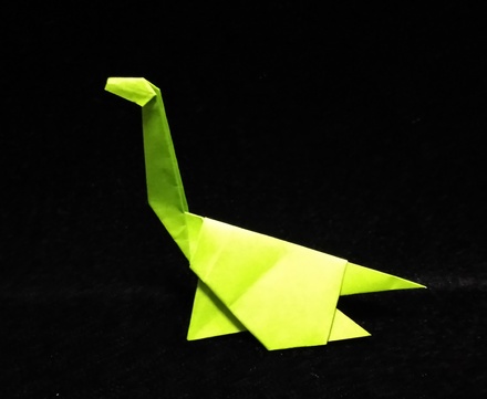Origami Plesiosaurus by Yamada Katsuhisa on giladorigami.com