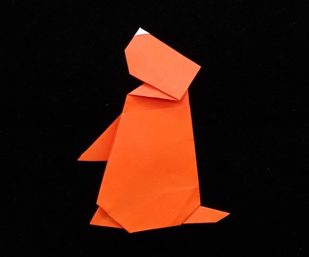 Origami Prairie dog by Makoto Yamaguchi on giladorigami.com