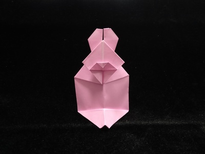 Origami Rabbit card holder by Nashimoto Ryuko on giladorigami.com