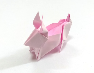 Origami Rabbit lantern by David Chan on giladorigami.com