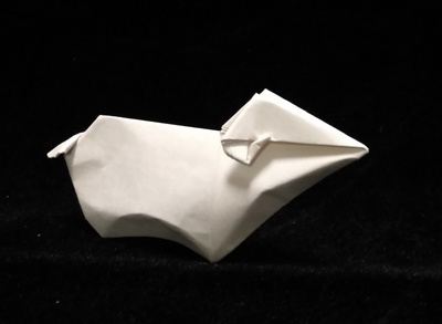 Origami Ram by Pearl Chin on giladorigami.com