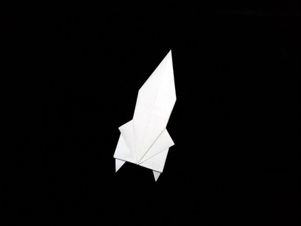 Origami Rocket by Asahi Isamu on giladorigami.com