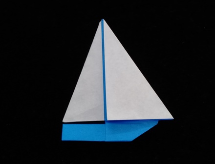 Origami Sailboat by Marc Kirschenbaum on giladorigami.com
