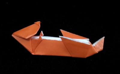 Origami Sea otter by Keiji Kitamura on giladorigami.com