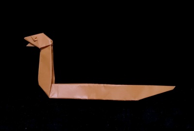 Origami Snake by John Montroll on giladorigami.com