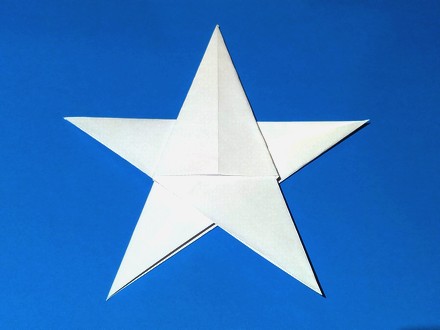 Origami Pentagram by Fujimoto Shuzo on giladorigami.com
