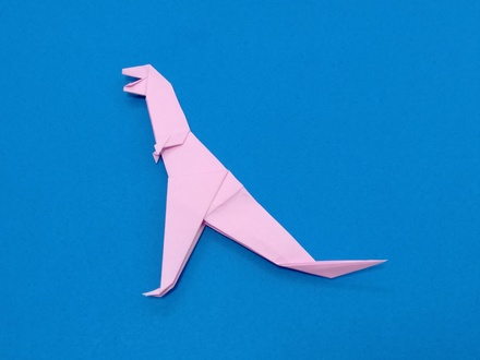 Origami Tyrannosaurus by Kimura Yoshihisa on giladorigami.com