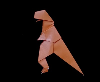 Origami Tyrannosaurus by Marc Kirschenbaum on giladorigami.com