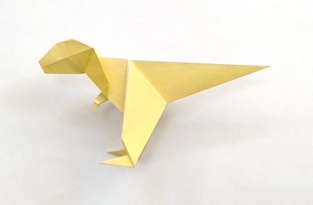 Origami Tyrannosaurus by Tanaka Masahiko on giladorigami.com