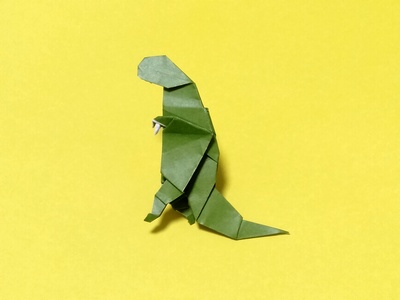 Origami Tyrannosaurus by Tony O