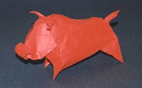 Origami Bull by Jozsef Zsebe on giladorigami.com